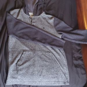 Hurley 2 Tone Hooded Henley